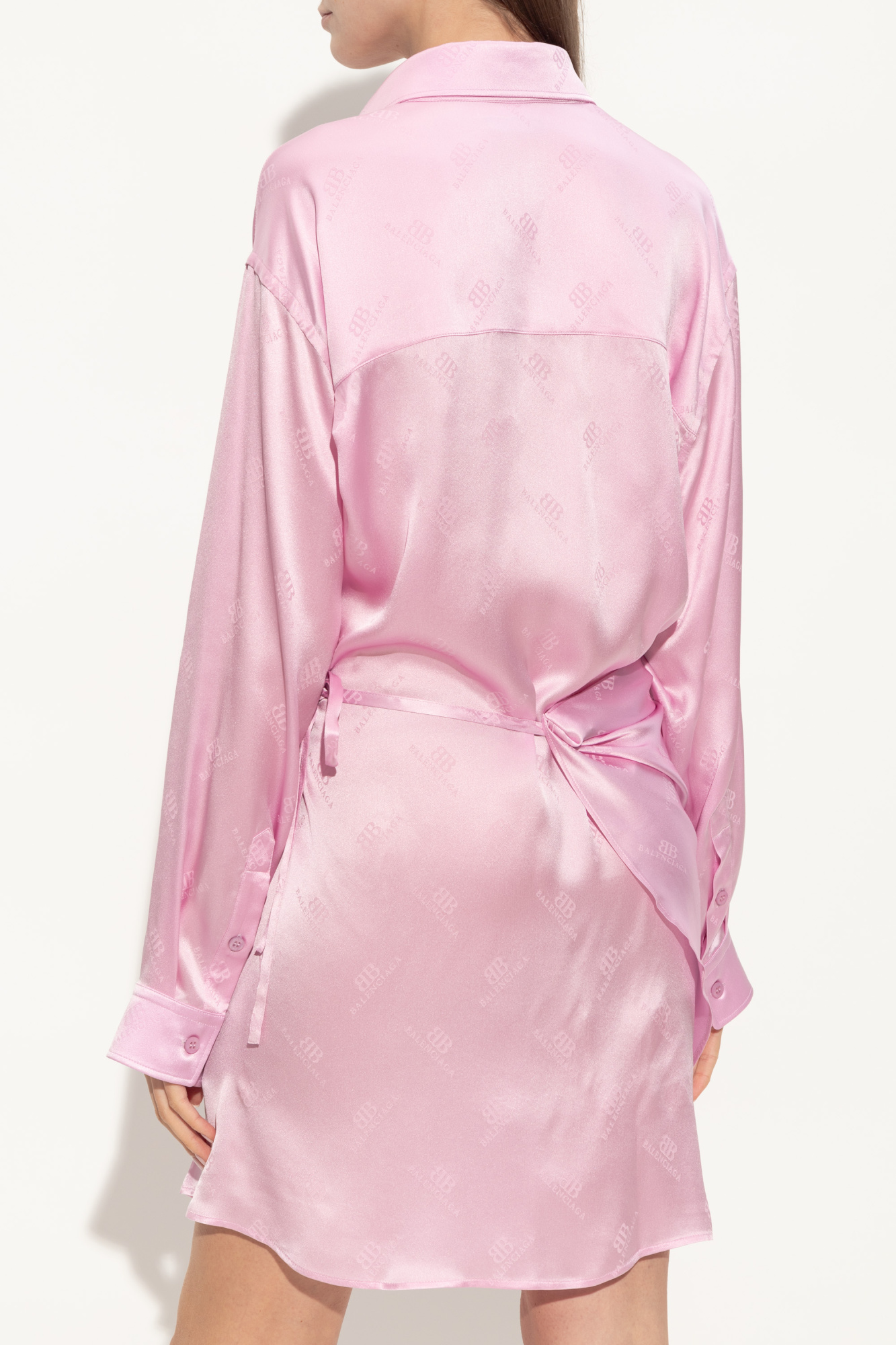 Balenciaga Silk dress in shirt style | Women's Clothing | Vitkac Balenciaga Silk dress in shirt style | Women's Clothing | Vitkac